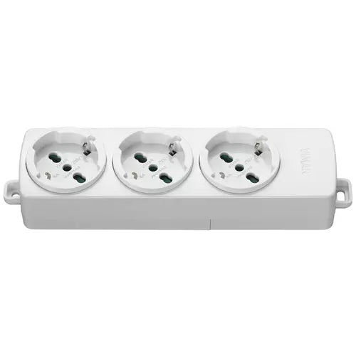 PRESA MULTIPLA 3 UNIV BIANCO