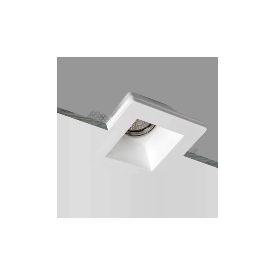 DOWNLIGHT GESSO VETRO 120x120xh62 - GU10