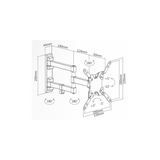 Supporto TV 13-42 Full Motion Extra Slim