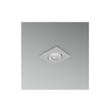 SUPP.INC. GU10 KLAK SQUARE -  ORIENT50mm - SILVER SATINATO