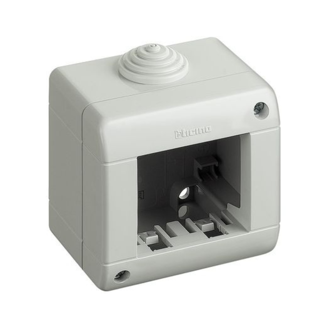 custodia IP40 composta da base e coperchio - 2 moduli Màtix