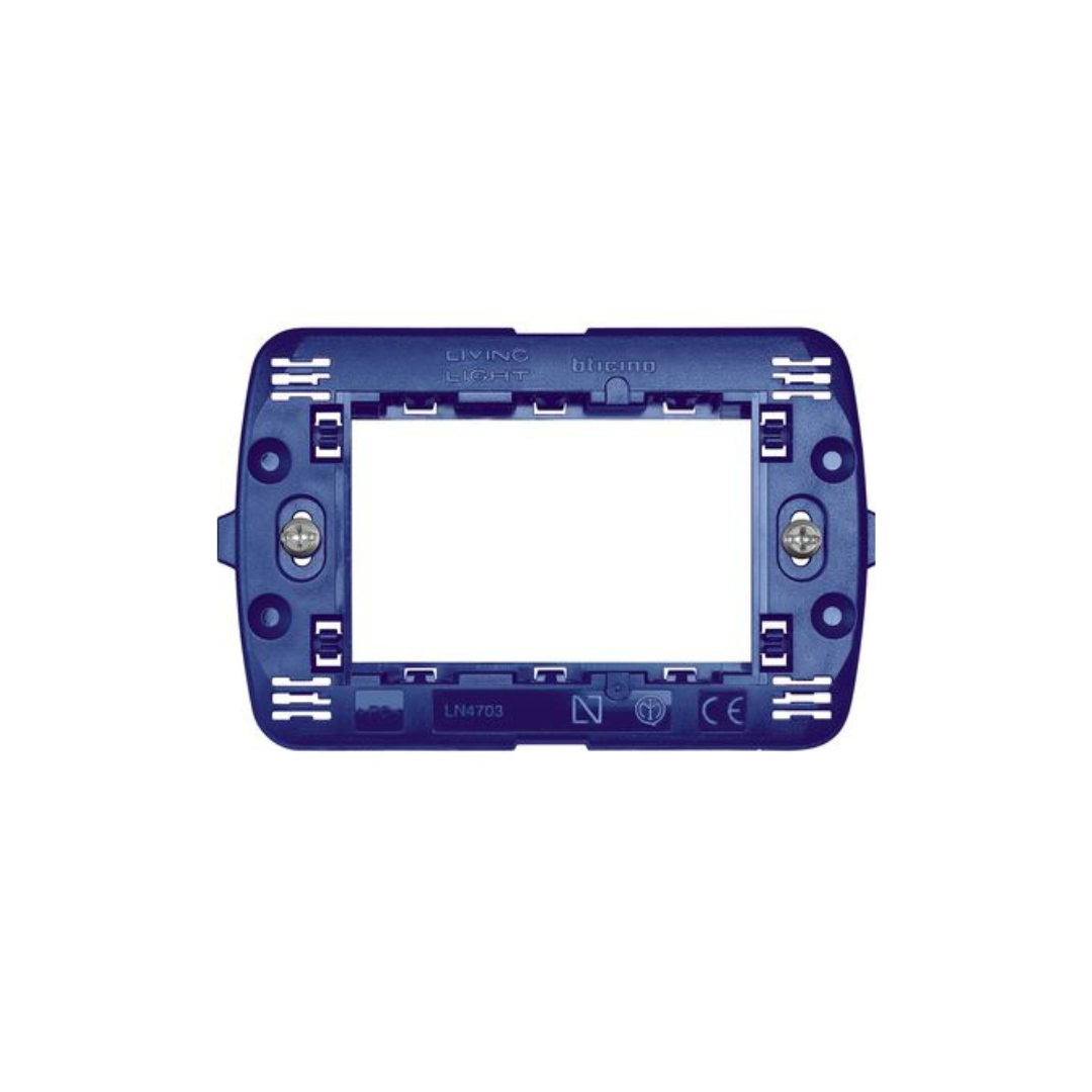 Supporto 3 moduli fissaggio con viti LN4703