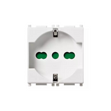Presa 2P+T 16A universale bianco Plana 14210