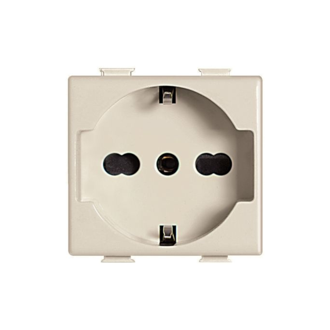 Presa universale Bticino Matix avorio  10/16 A - 250Vac 2P+T  A5440/16