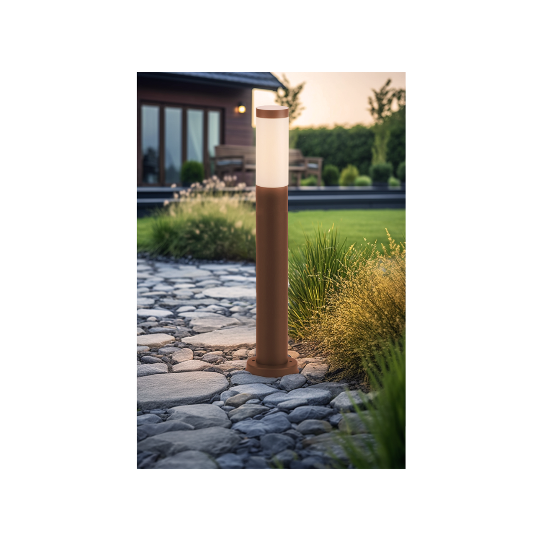 PALETTO LED BAMBOO 800mm CORTEN - E27 - IP54