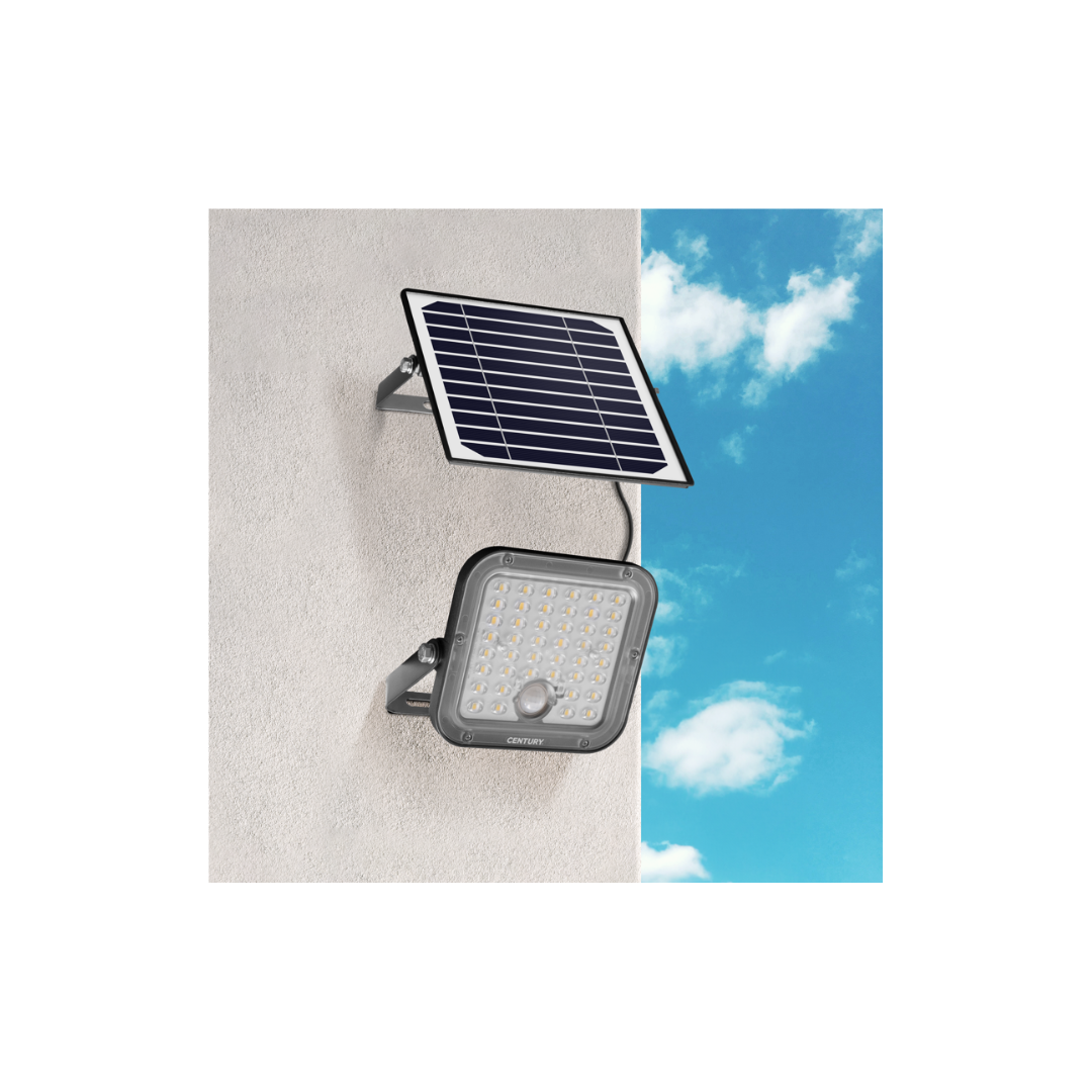 PROIETTORE LED SOLARE ENERGY SENSOR 30W - 4000K - 4800 Lm - Dimm. - IP65