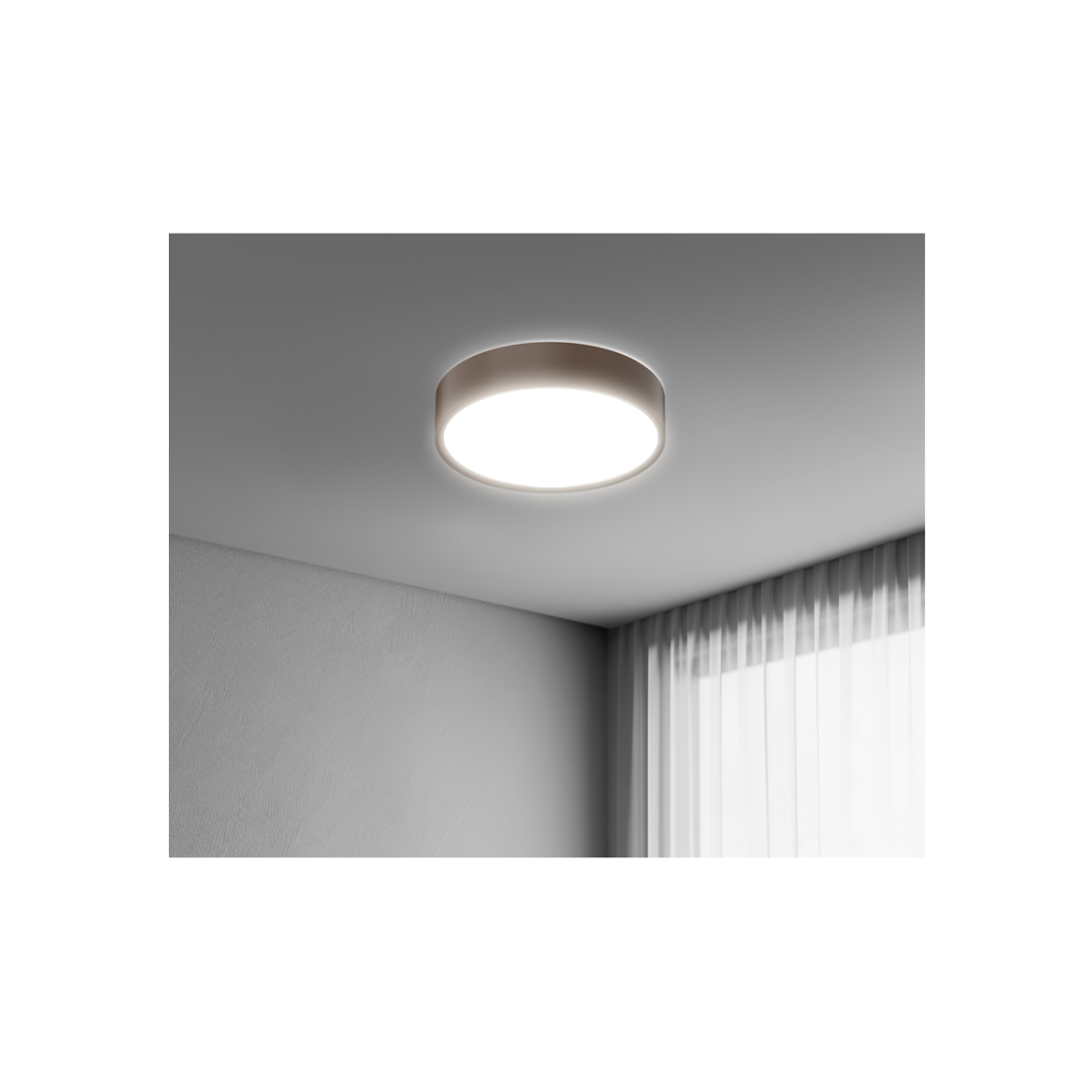 PLAF. BLANCA LUXE 300mm 17W - 3000K-4000K-6500K - 2200 Lm - IP20 CORTEN