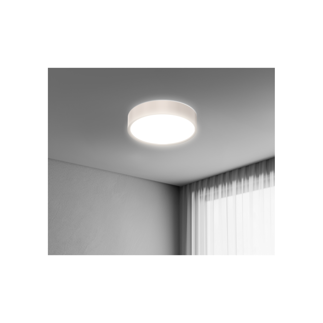 PLAF. BLANCA LUXE 400mm 24W - 3000K-4000K-6500K - 2700 Lm - IP20 SABBIA