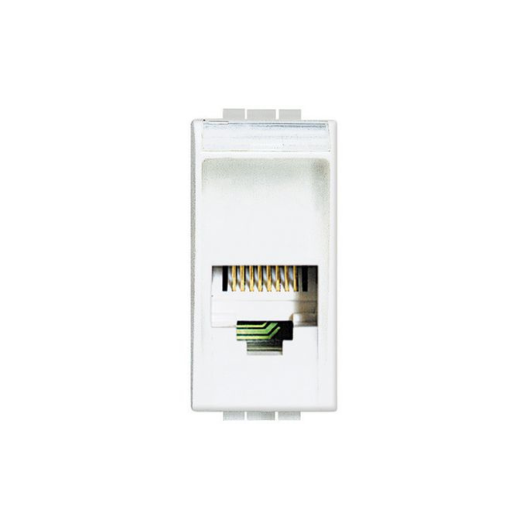 Connettore telefonico Bticino Livinglight RJ12  K10 N4258/11