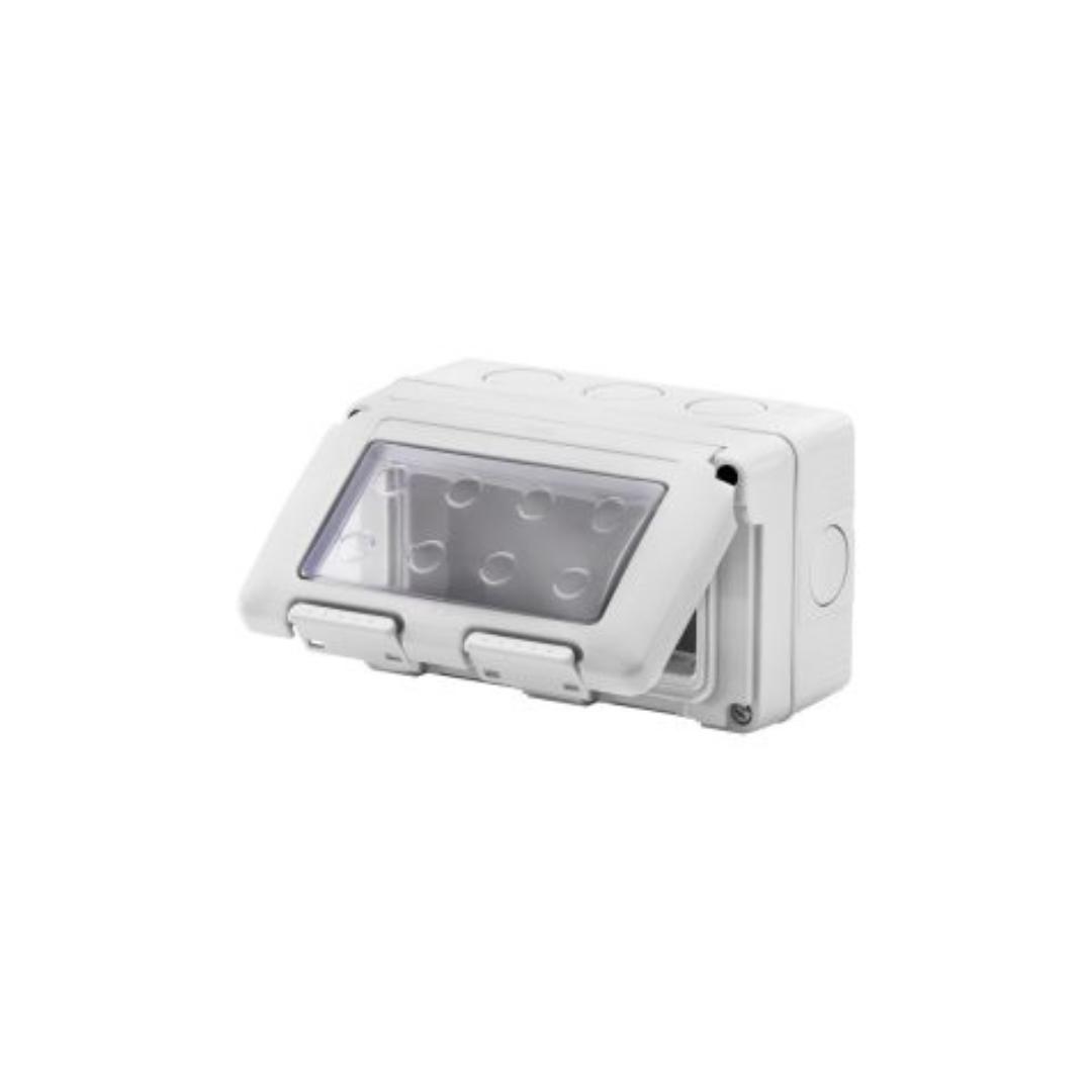 CONTENITORE PER APPARECCHI SYSTEM - STAGNO - 4 POSTI  - IP55