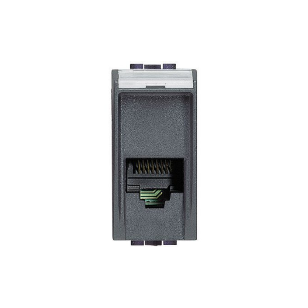 Connettore RJ12 Bticino Living antracite  - L4258/11N