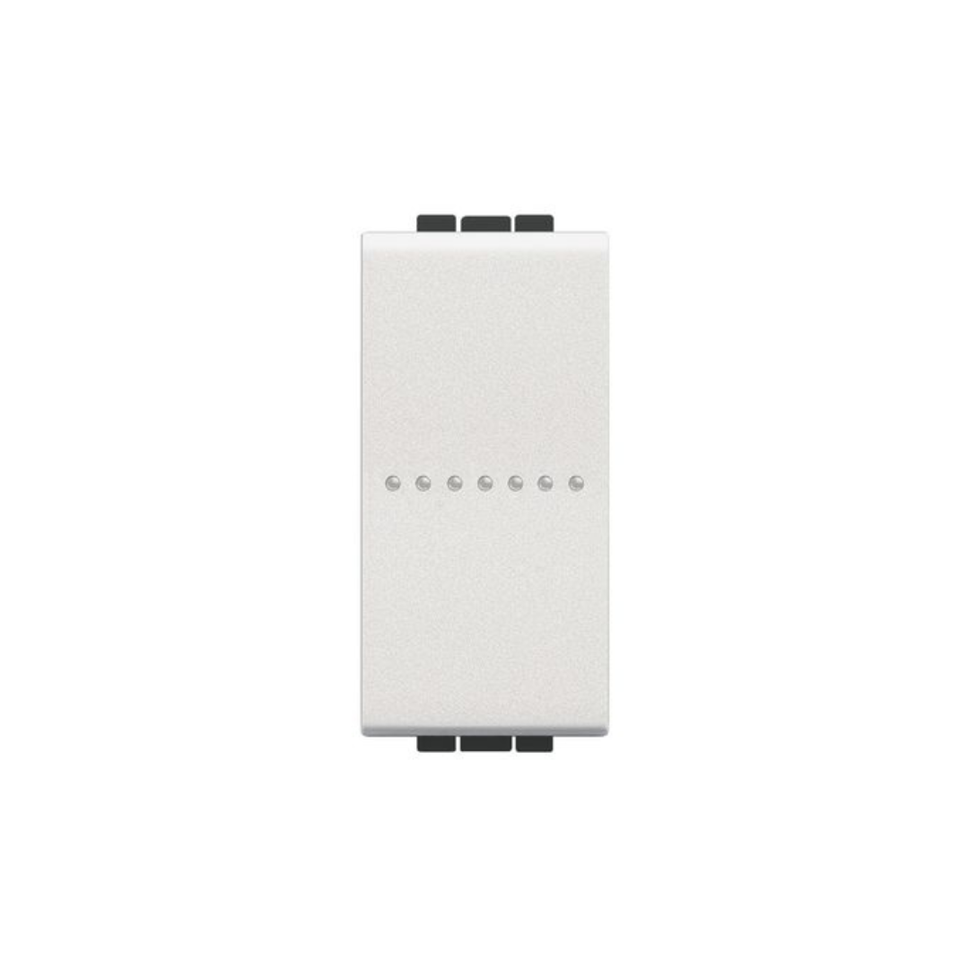 Deviatore Bticino Livinglight  1P 10A 250Vac assiale N4053N