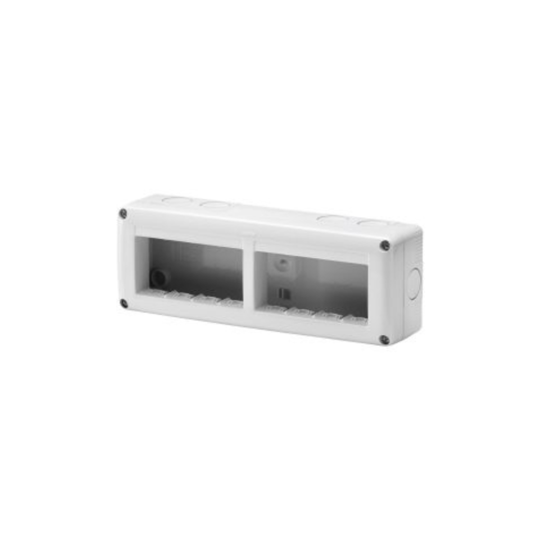 CONTENITORE PER APPARECCHI SYSTEM - 8 POSTI - MODULO 4x2 -IP40