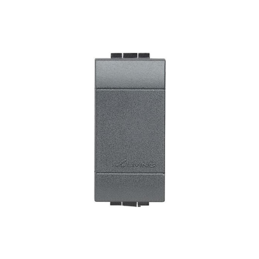 Falso polo Bticino Living 1 modulo Antracite L4950