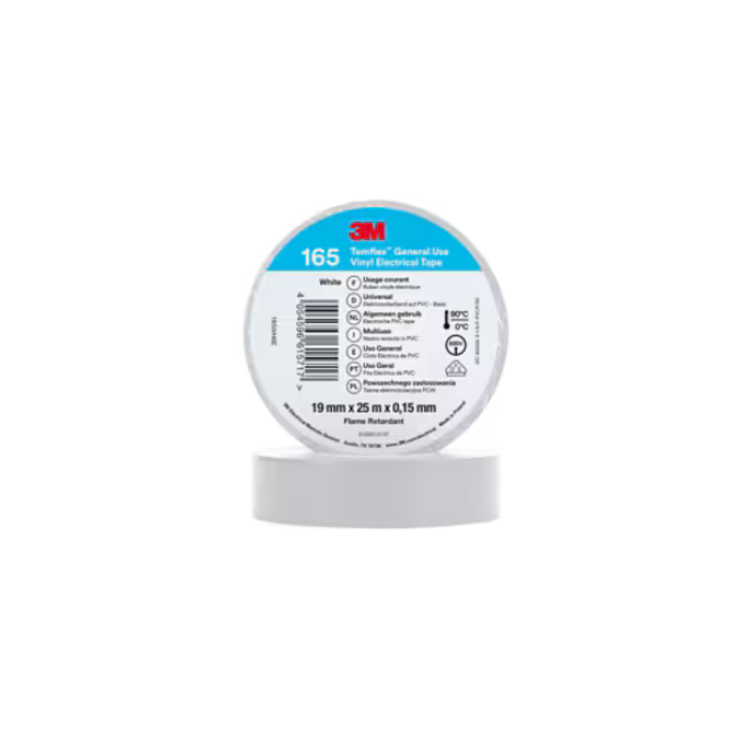 Nastro isolante 19x25mm Bianco Temflex 3m 7100184818