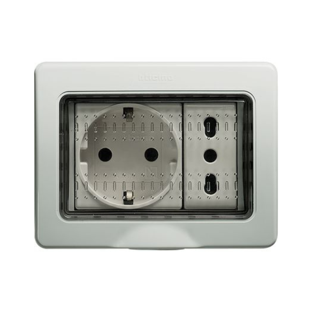 Custodia protettiva IP55 3mod.