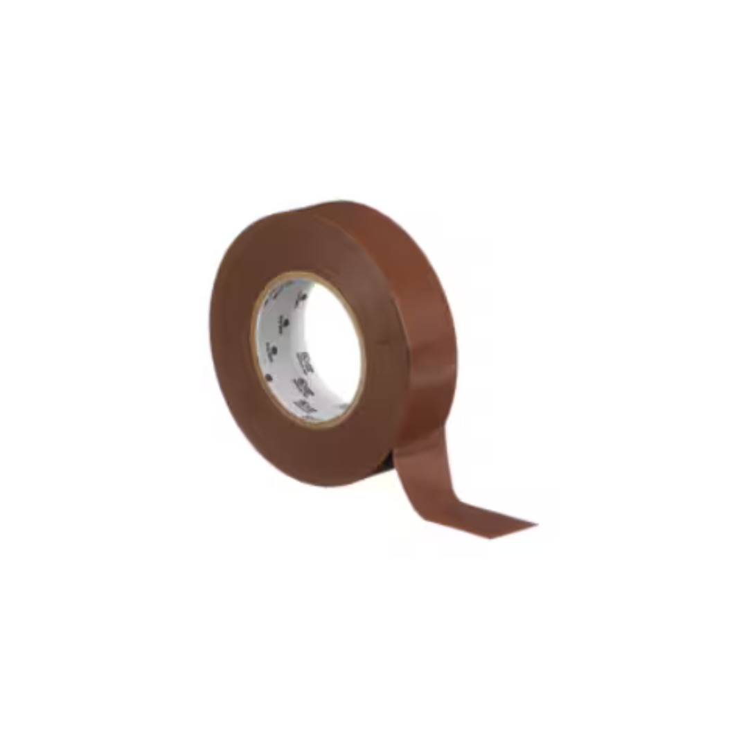 Nastro isolante in vinile, Marrone, 19 mm x 25 m 3M 7100184812