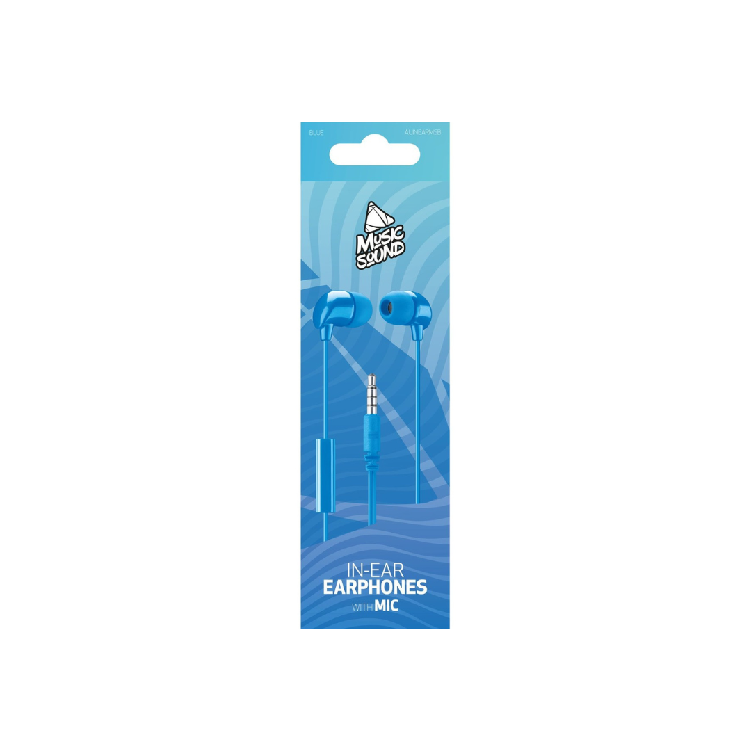 Auricolar blu i In-ear con cavetto aux Cellularline