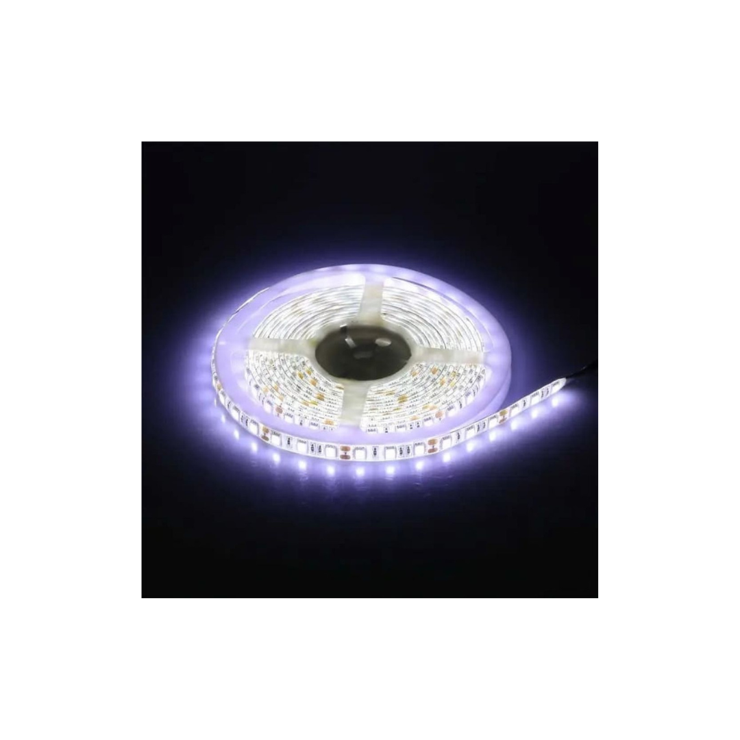 Strip LED SMD5050 7W/m 12V RGB IP65 10mm 5m Vtac  212155
