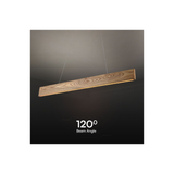 Lampadario LED con Plafoniera a Sospensione 10W in legno 3000k Vtac 23365