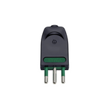 Spina 2P+T10A orientabile S11-SPB11 nero VIMAR 00203