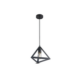 Lampadario LED a Piramide in Metallo Nero Opaco 3832 Vtac