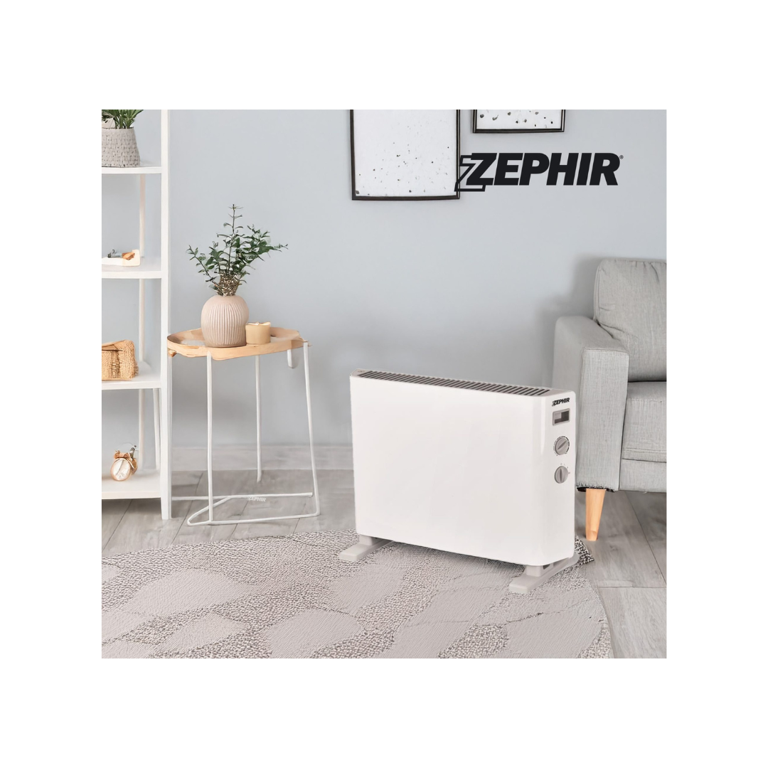 Termoconvettore da terra new design bianco ZEPHIR ZCV2100M-B