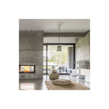Lampadario LED a Campana in Metallo Satinato Grigio Vtac 3822