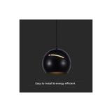 Lampadario LED a Sospensione 8.5W a Forma di Coppa in Metallo 3000k 7998 Vtac