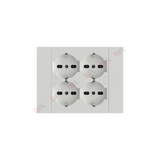 Multipresa da parete ELECTALINE 2x2p 2p+t 16a  22105
