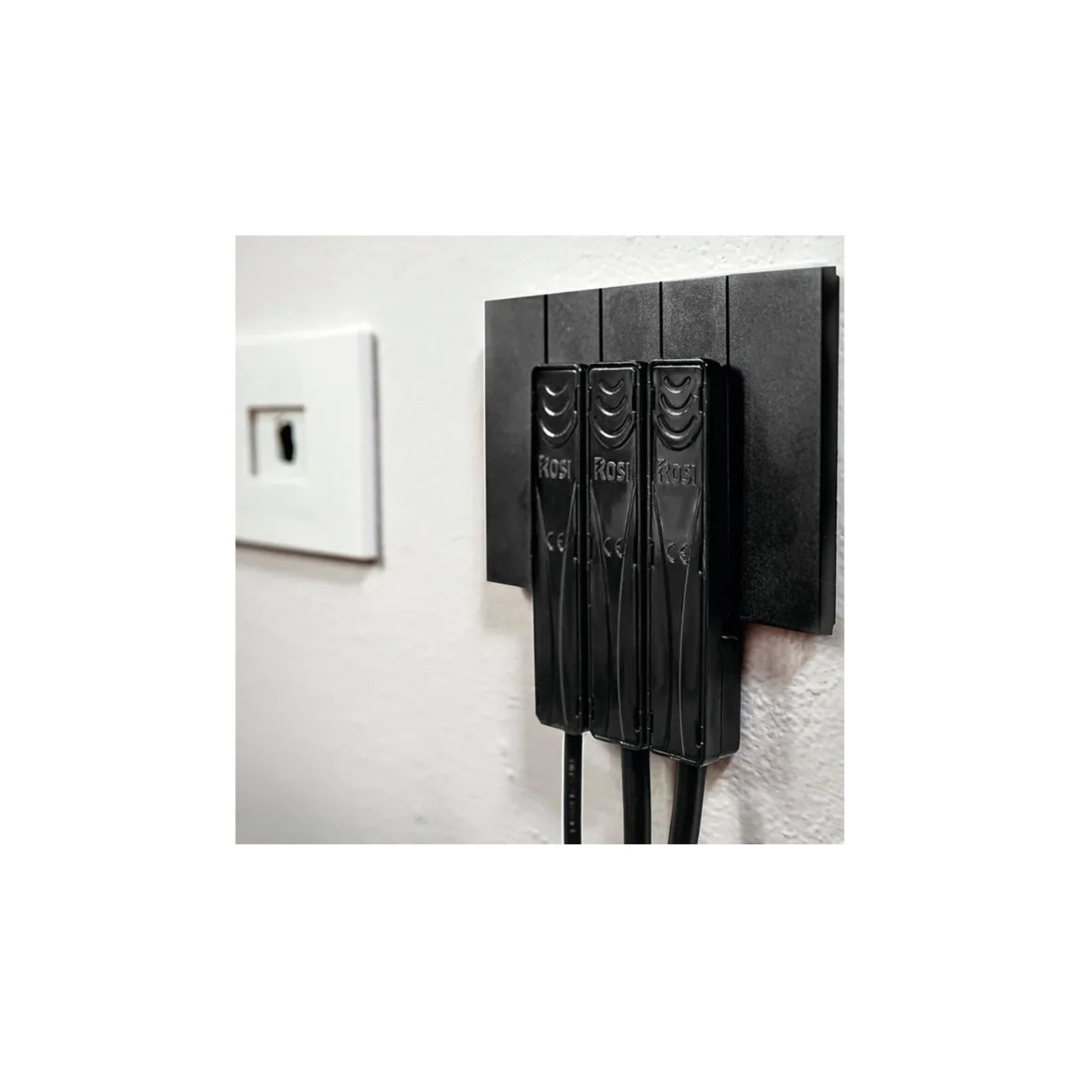Spina Mobile ROSI  Piatta 2P+T 16A 90° Serie Emilia Flat RS98119