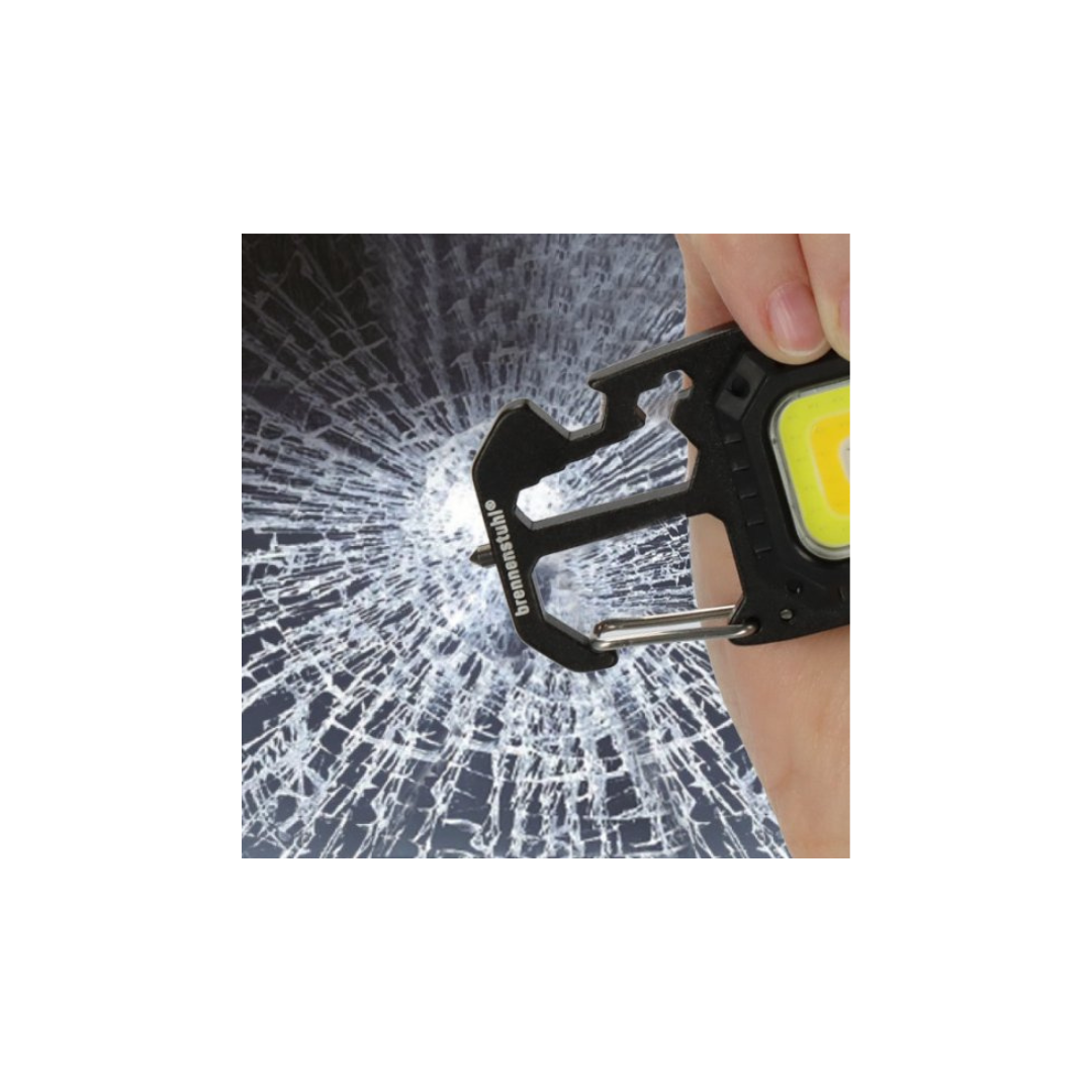 Brennenstuhl MTL 600 A – Mini Torcia LED Ricaricabile 600 lm con 7 Modalità, Multi-Strumento