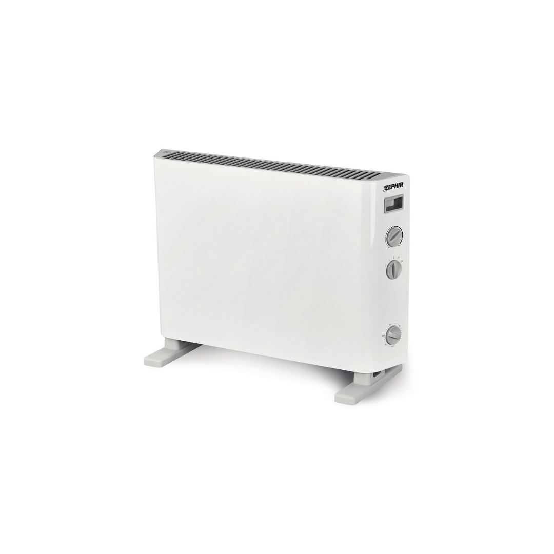 Termoconvettore da pavimento Zephir ZCV2005TT-B – 1250/2000 W, funzione Turbo, Timer 24h