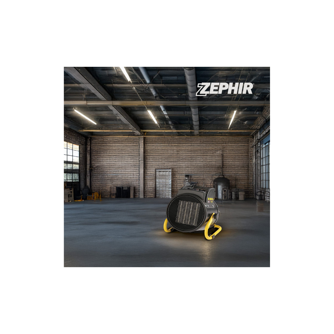 Termoventilatore Industriale Zephir ZML30P – 1000/3000 W, Portata 280 m³/h