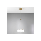 Lampada a Sospensione Pearl 7 Luci Oro Spazzolato 36W 3000K – Vivida SKU 0099.30.OS