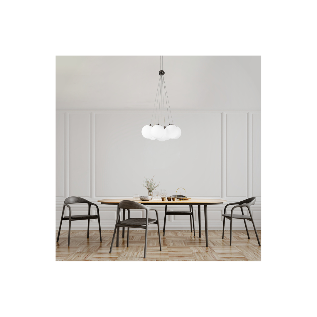 Lampada a Sospensione Pearl 7 Luci Bronzo 36W 3000K – Vivida SKU 0099.30.BZ