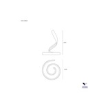 Vivida Flame Lampada da Tavolo Bianco 14W LED 3000K-4000K – SKU 0029.40.BI WN
