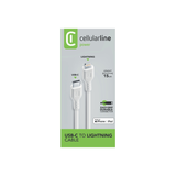 Cavo USB-C to Apple 15 cm Bianco USBDATAC2LMFI15CMW – Ricarica e Dati MFI