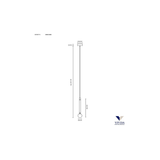 Lampada a Sospensione Seventy 1 Luce Marrone Ossidato 1x2W+1x4W 3000K – Vivida SKU 0080.30.BRL