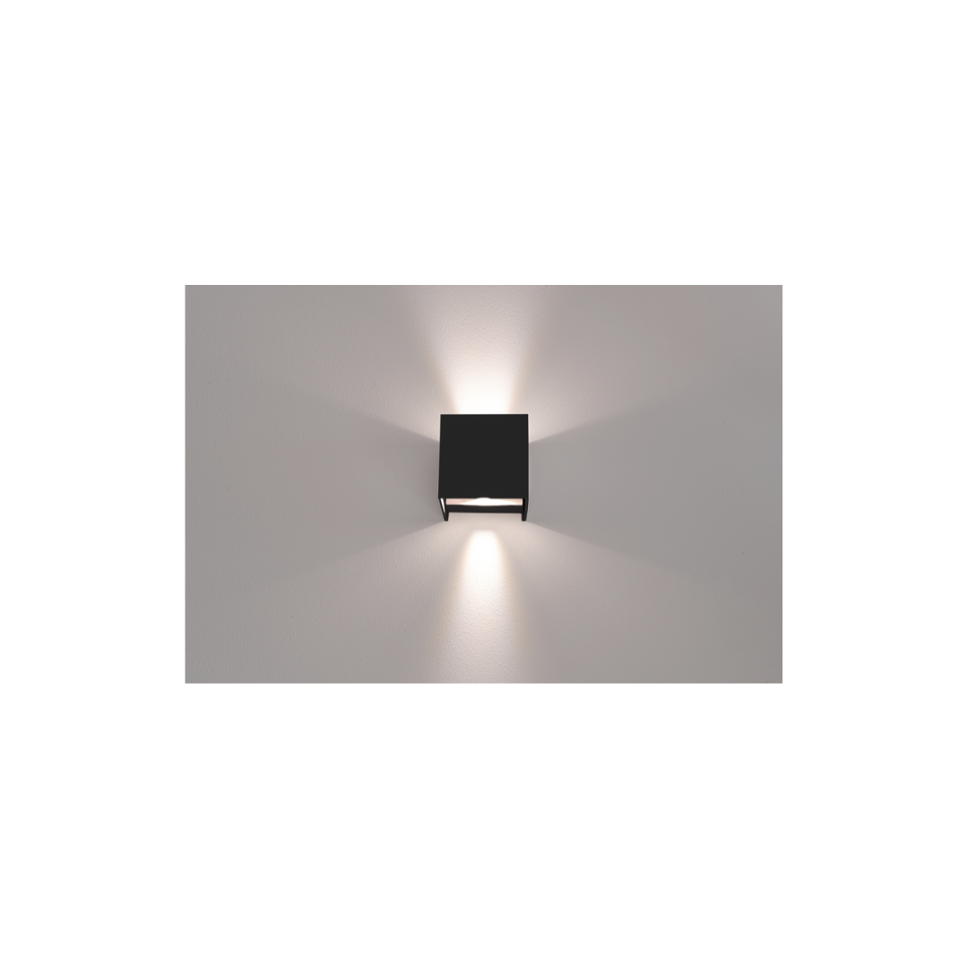 Century UDSNE-2012 Applique LED UP&DOWN+ Nera 20W CCT 1800 Lumen IP65 da Esterno