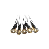 V-TAC VT-70512 Catenaria LED Solare 12m con 10 Lampadine 3000K IP44 Telecomando
