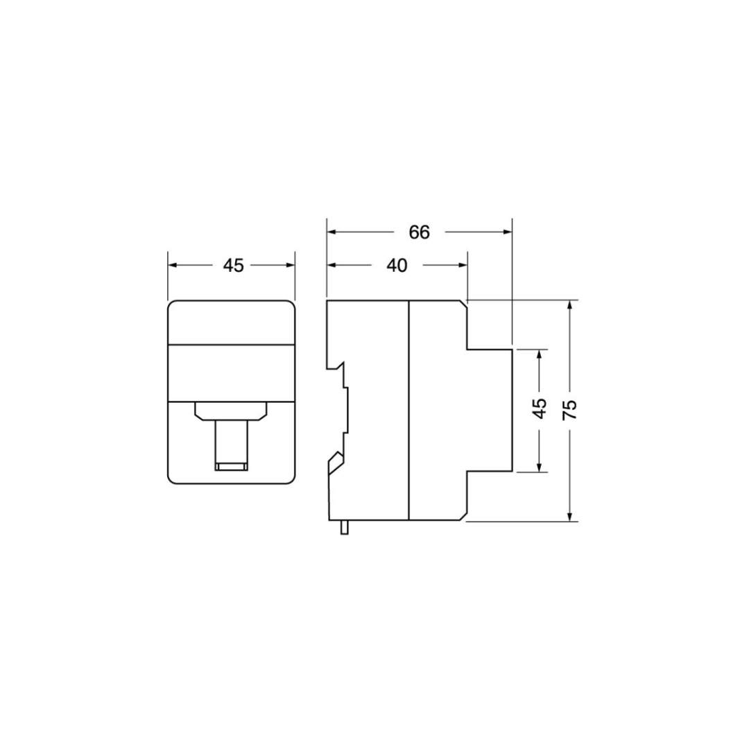 Elcart 25/28910-00 – Presa Tedesca Modulare da Barra DIN 230V AC