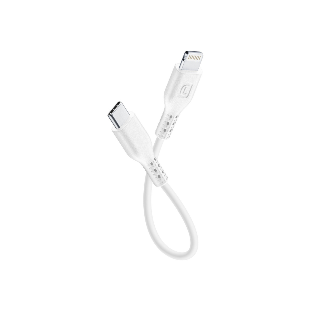 Cavo USB-C to Apple 15 cm Bianco USBDATAC2LMFI15CMW – Ricarica e Dati MFI