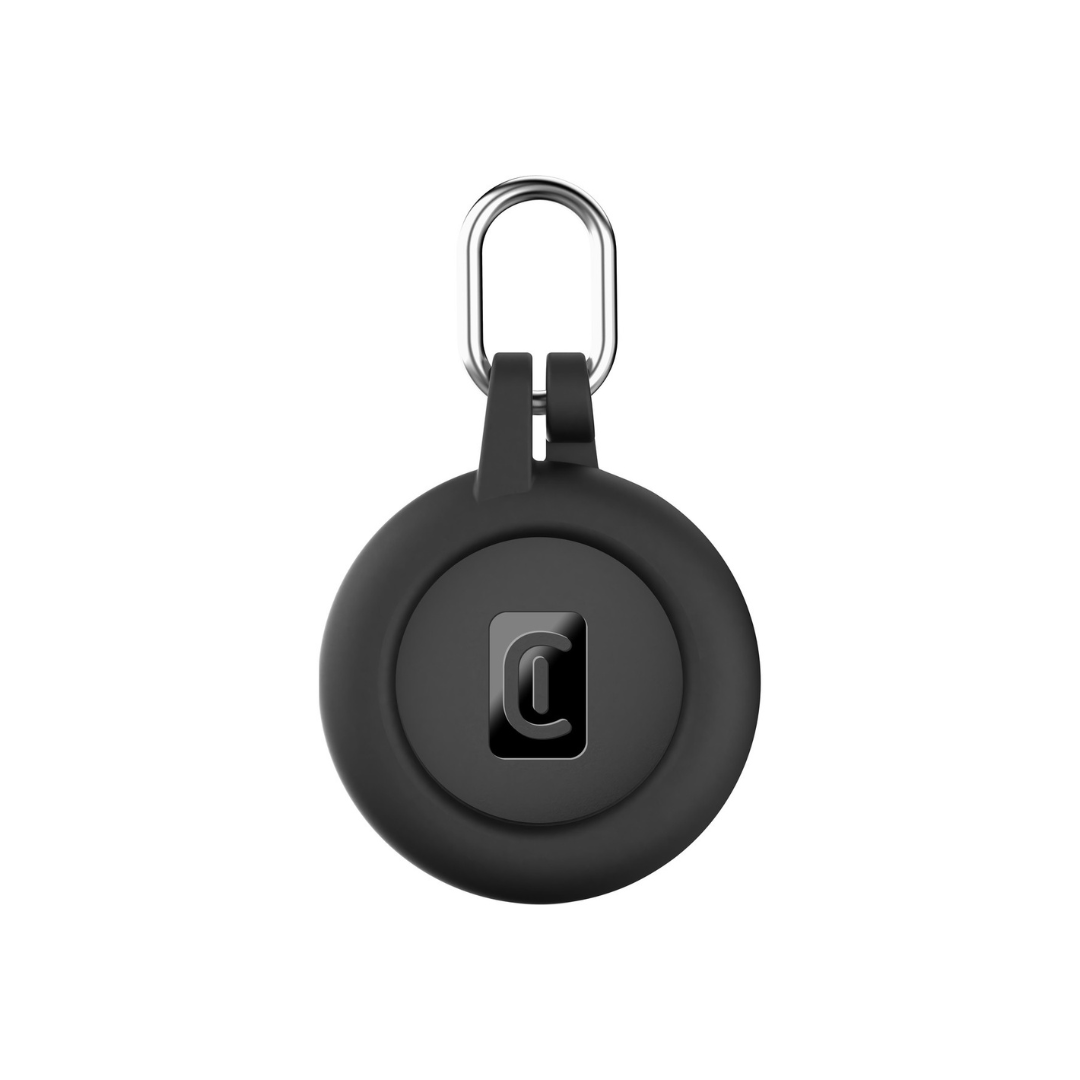 Custodia AirTag / Tracy Tag in Silicone Nero Cellularline AIRTAGSOFTSHELLK