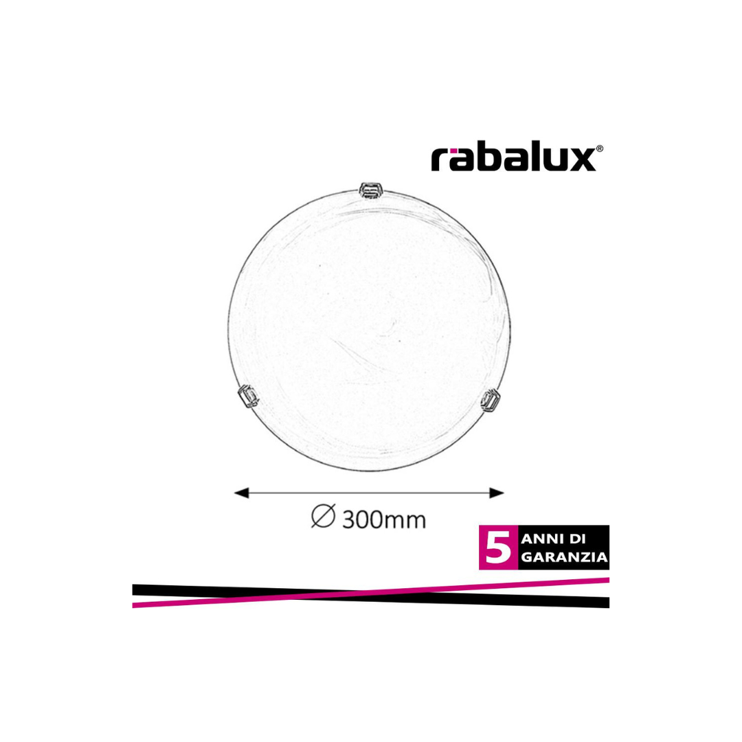 Applique da Parete ALABASTRO 30 cm E27 – Rabalux