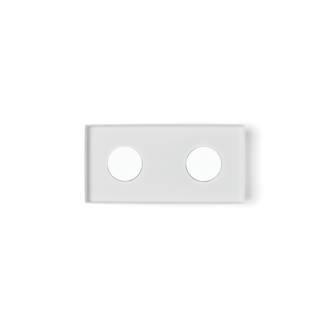 Vivida Multipop Applique/Plafoniera Doppia Bianca 2x12W LED GX53 – PLS003.21.BI
