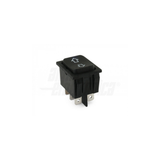 Deviatore a Levetta Nero 2 Poli DPCO ON/OFF/ON 15A 250V con 6 Terminali Faston 6,3 mm