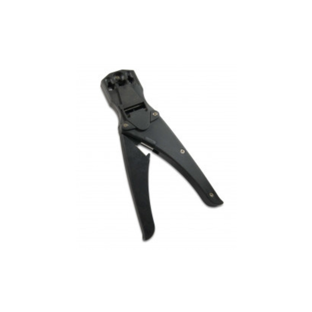 Pinza crimpatrice Metronic RJ6+RJ11+RJ45 - nero 483560