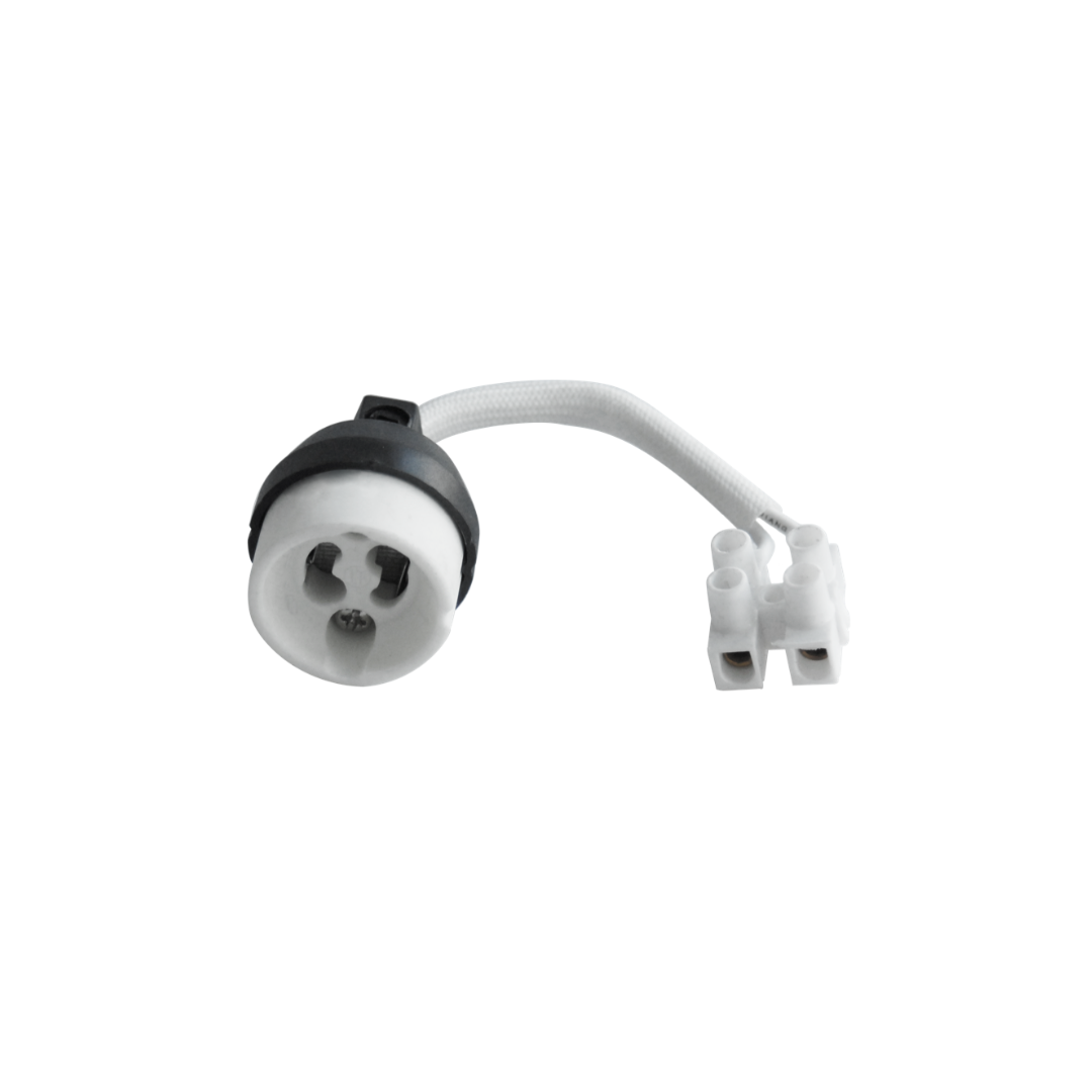 SUPP.INC. GU10 KLAK ROUND -  ORIENT.60°  PER SPOT diam. 50mm - BIANCO