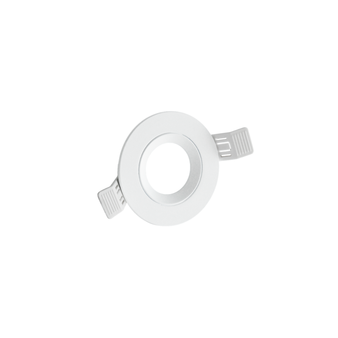SUPP.INC. GU10 KLAK ROUND -  ORIENT.60°  PER SPOT diam. 50mm - BIANCO